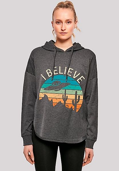 F4NT4STIC Kapuzenpullover I Believe UFO Alien Sonnenuntergang Premium Quali günstig online kaufen