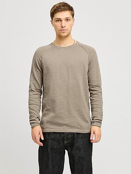 Jack & Jones Rundhalspullover JJEBREEZE KNIT CREW NECK SN mit Rundhalsaussc günstig online kaufen
