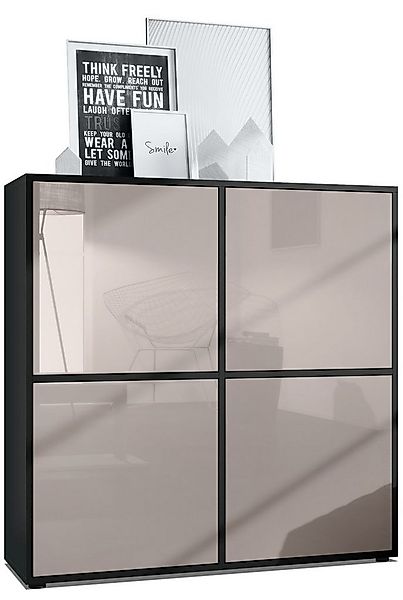 Vladon Highboard Cuba V2 (Schrank, 104 x 105,5 x 35,5 cm Sideboard mit 8 Fä günstig online kaufen