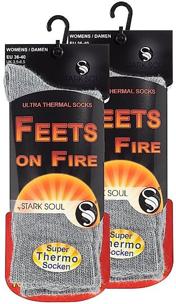 Stark Soul® Thermosocken FEETS on FIRE, extra warme Kuschelsocken, Winterso günstig online kaufen