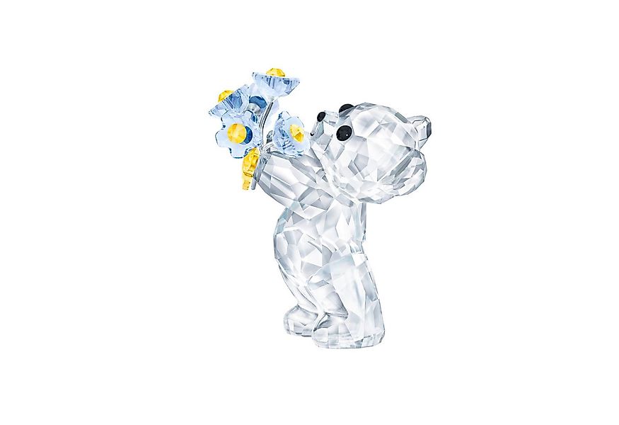Swarovski Dekofigur Kris Bär – Vergissmeinnicht (1 St), Swarovski® Kristall günstig online kaufen