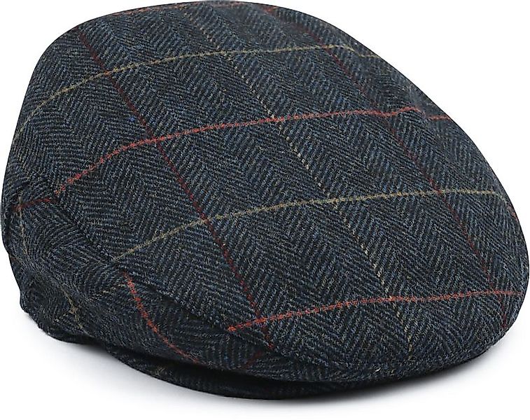 Barbour Wilkin Flat Cap Herringbone Grün - Größe L günstig online kaufen