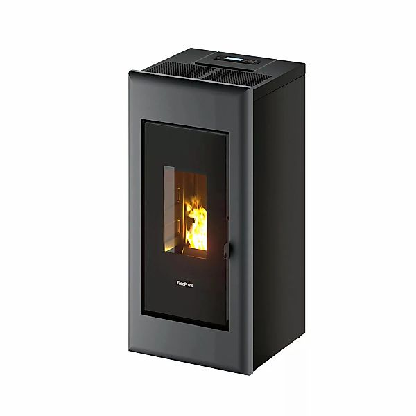 Freepoint Pelletofen One Airtight FreePoint Pelletofen One Stahl Titangrau günstig online kaufen