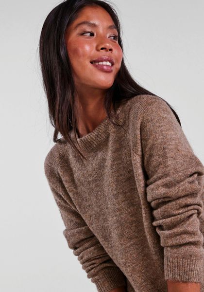 pieces Strickpullover PCJULIANA LS O-NECK KNIT günstig online kaufen