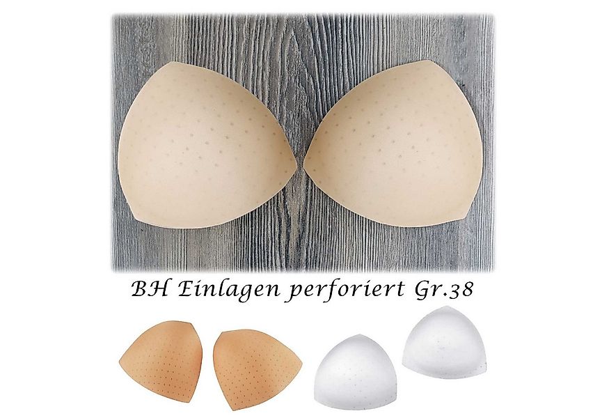 maDDma BH-Einlagen BH Einlagen perforiert 1 Paar Gr. 38 Einlagen für Bikini günstig online kaufen
