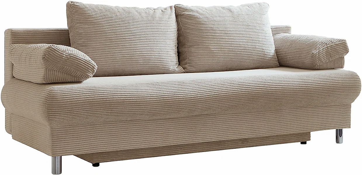 Home affaire Schlafsofa "Como" 2-Sitzer, Federkern, Breite 196 cm, inkl. Rü günstig online kaufen