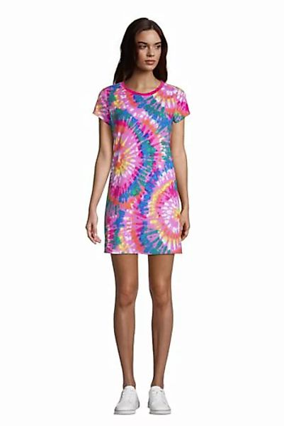 Frottee-Strandkleid Gemustert, Damen, Größe: M Normal, Pink, Baumwolle, by günstig online kaufen