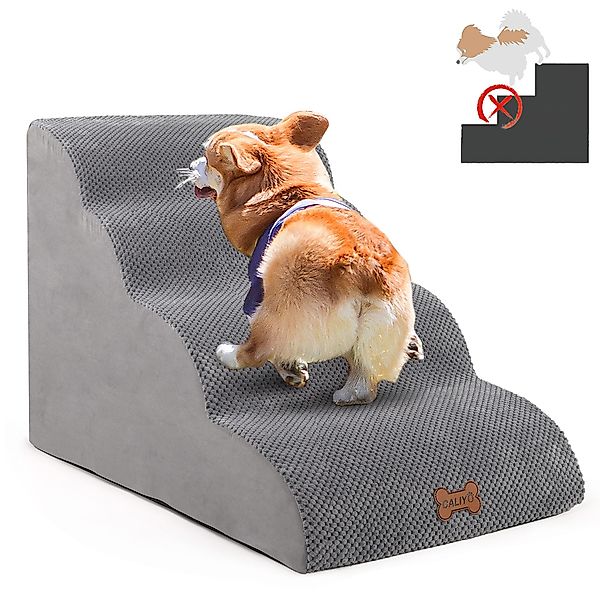 CALIYO Hunderampe Hundetreppe 2 Stufen rutschfest günstig online kaufen