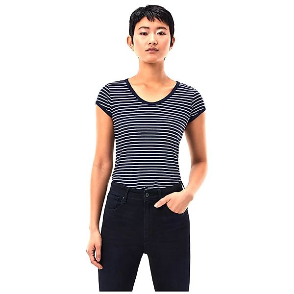 G-star Core Eyben Slim Kurzarm T-shirt M Sartho Blue Elise Stripe günstig online kaufen