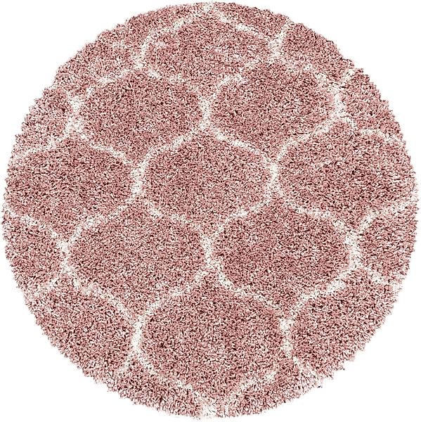 Ayyildiz Teppiche Hochflor-Teppich »SALSA 3201«, rund, 50 mm Höhe, auch rec günstig online kaufen