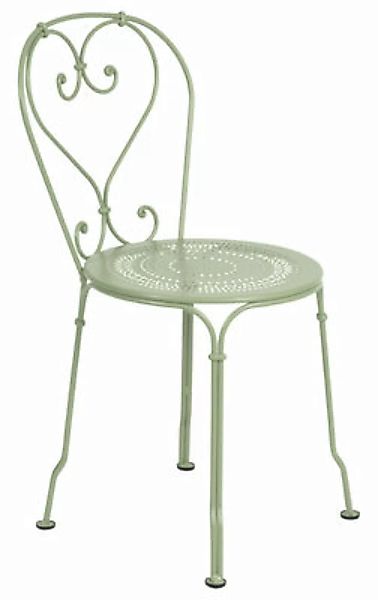 Stapelbarer Stuhl 1900 metall grün - Fermob - Grün günstig online kaufen