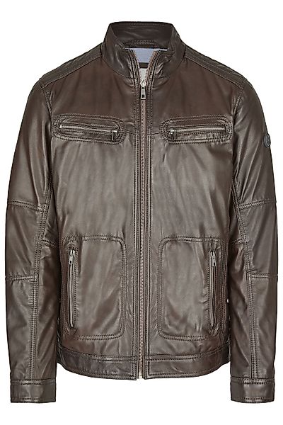 bugatti Lederjacke BUFIDELIO (1-St) mit Ziernähten günstig online kaufen