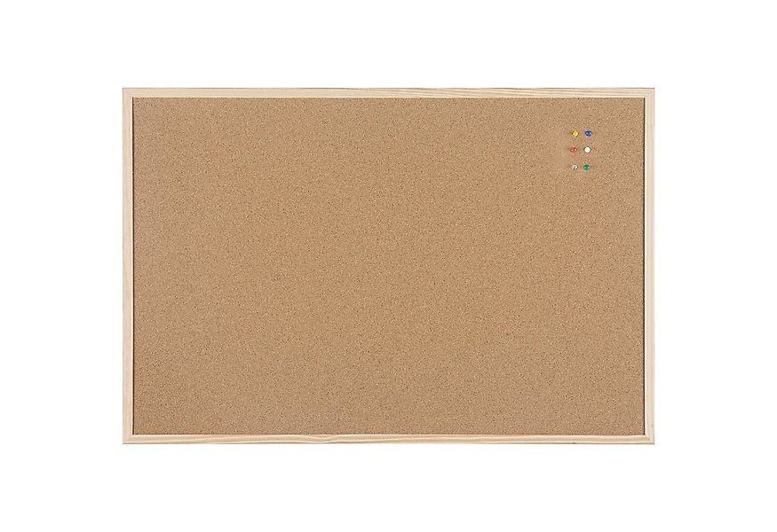 bi-office Pinnwand Korktafel MC070012010 beidseitig Holzrahmen 90x60cm günstig online kaufen