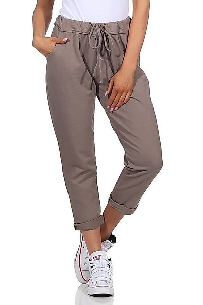 CLEO STYLE Jogginghose Damen Jogginghose 3569 36-40 Schlamm günstig online kaufen