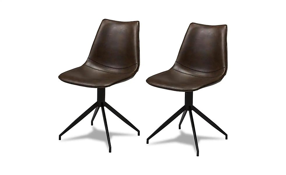 Furnhouse Esszimmerstuhl 2er-Set  Isabel ¦ braun ¦ Maße (cm): B: 47 H: 84 S günstig online kaufen