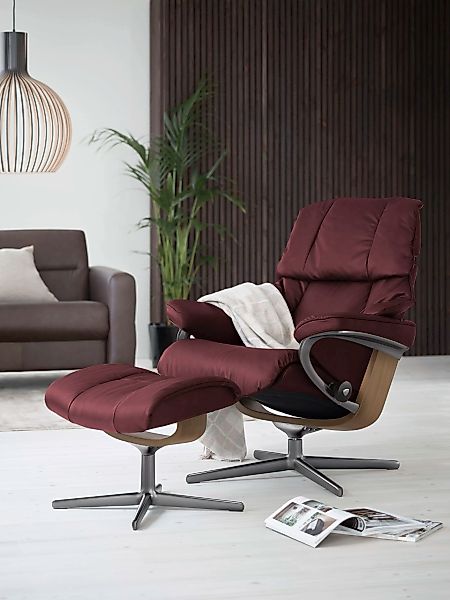 Stressless® Relaxsessel »Reno«, (Set, Relaxsessel mit Hocker), mit Hocker, günstig online kaufen