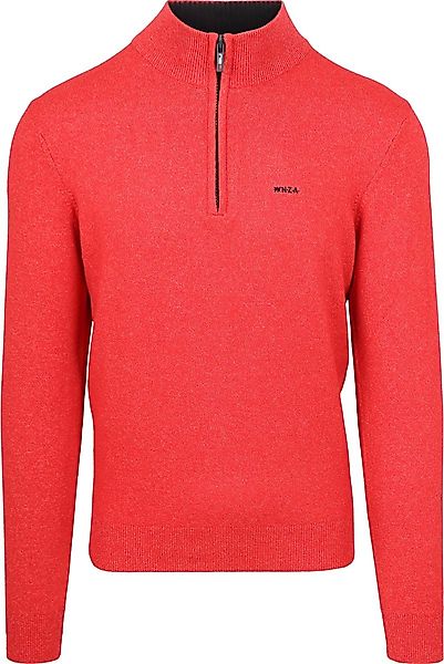 NZA Half Zip Pullover Christopher Melange Rot - Größe 3XL günstig online kaufen