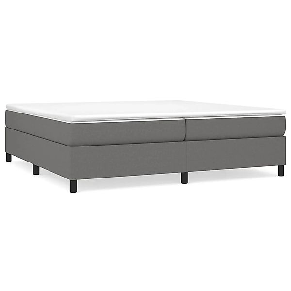 vidaXL Boxspringbett Dunkelgrau 200x200 cm Stoff1387636 günstig online kaufen