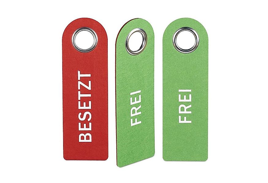 relaxdays Dekohänger Türschild Besetzt Frei 3er Set günstig online kaufen