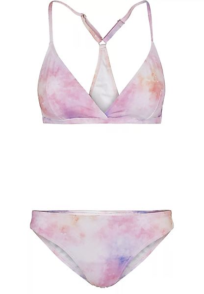URBAN CLASSICS Bügel-Bikini "Damen Ladies Tie Dye Triangle Back Bikini" günstig online kaufen