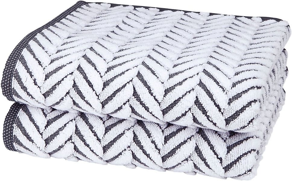 ROSS Handtücher Sensual 9002, Frottier (2-St), im Zopfmusterstil günstig online kaufen