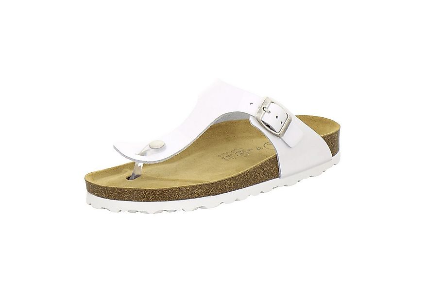 AFS-Schuhe 210710 Zehentrenner Pantolette für Damen mit Fußbett, bequeme Sa günstig online kaufen