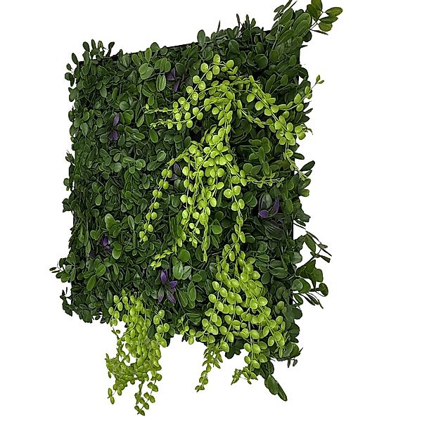 Jangal Wandpaneel Modular Wall Feral Green Mixed Flora 52 cm x 52 cm Grün günstig online kaufen
