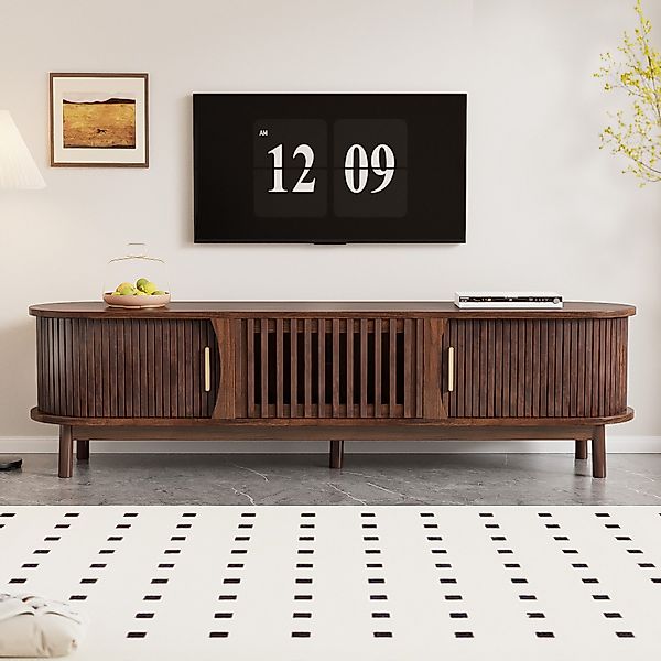 Odikalo TV-Schrank TV-Bank Lowboard Sideboard Schiebetür günstig online kaufen