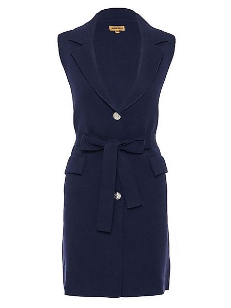Sarah Kern Bouclèjacke Longstrickjacke figurbetont mit günstig online kaufen