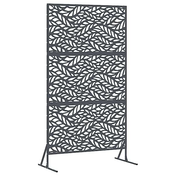 vidaXL Sichtschutz Anthrazit 100 x 50 x 180 cm Stahl 868558 günstig online kaufen
