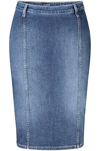 GUESS JEANS Jerseyrock Lange Damen-Jeansrock Blau: günstig online kaufen