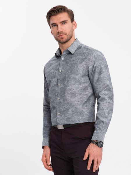OMBRE Flanellhemd Klassisches Herrenhemd aus kariertem günstig online kaufen