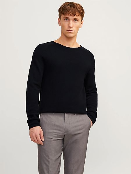 Jack & Jones "JJEHILL Einfarbiger Pullover mit angenehmem Tragegefühl" unif günstig online kaufen