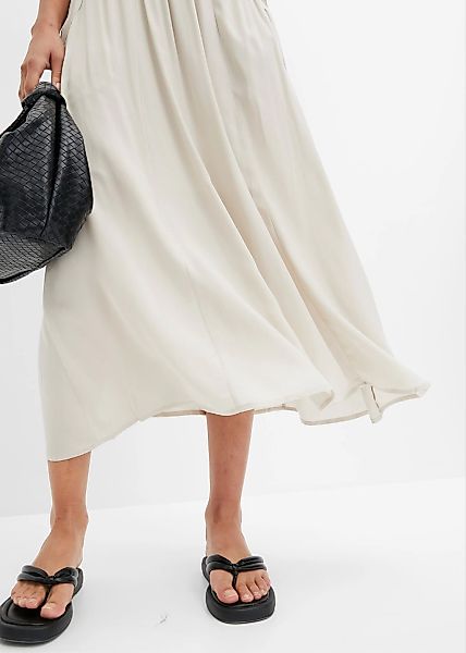 bonprix Maxirock "Maxirock mit Gürtel (2-tlg.Set)" Set, 2 mit Gürtel, Maxil günstig online kaufen