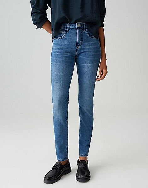 OPUS Slim-fit-Jeans Slim Jeans EVITA Mid Rise mit Stretch-Anteil günstig online kaufen