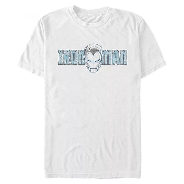 Marvel - Iron Man Ironman Face - Männer T-Shirt günstig online kaufen