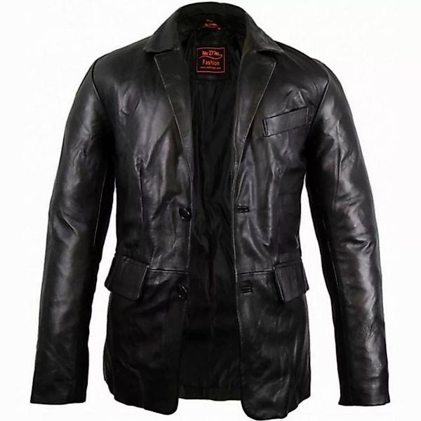 MDM Lederblazer Herren Leder Sakko Leder Blazer aus echtem Leder Leichte So günstig online kaufen