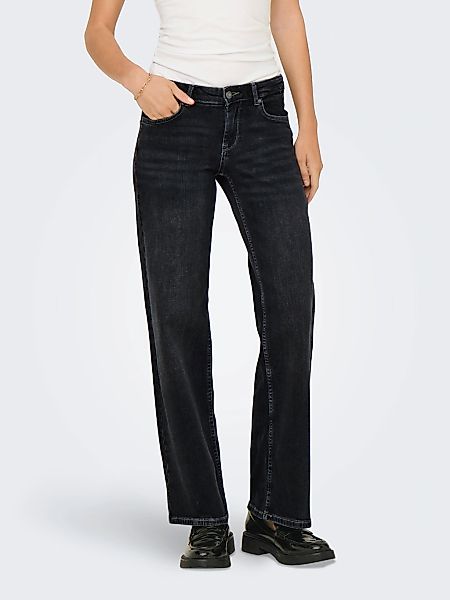 ONLY Straight-Jeans "ONLJUDY-O LW WIDE LEG DNM TAI850 NOOS" in dunkler Wasc günstig online kaufen