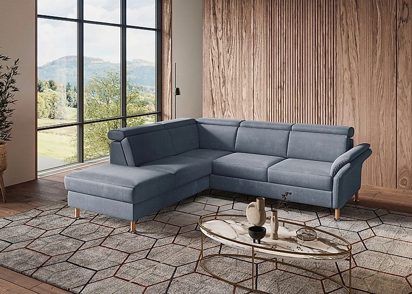 Home affaire Ecksofa »Calypso L-Form«, mit Relaxfunktion motorisch im Sofa günstig online kaufen