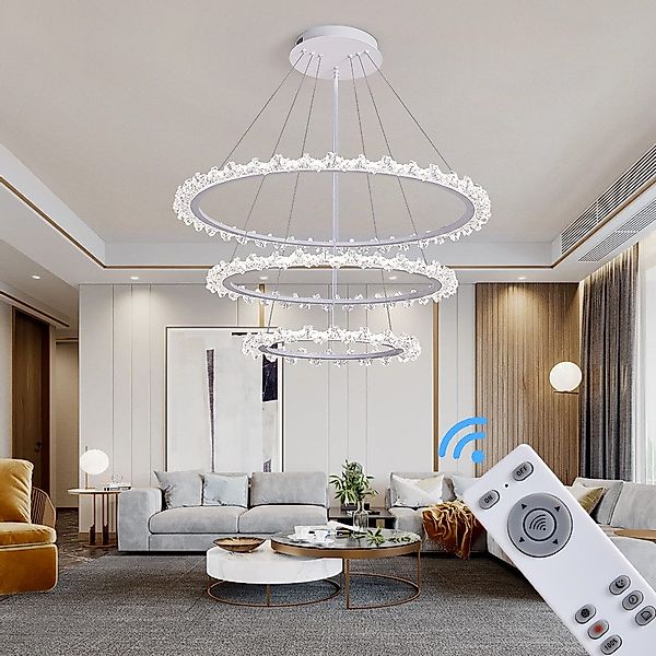 Eurotondisplay LED Deckenleuchte LED Deckenleuchte Fernbedienung/Handy-App günstig online kaufen