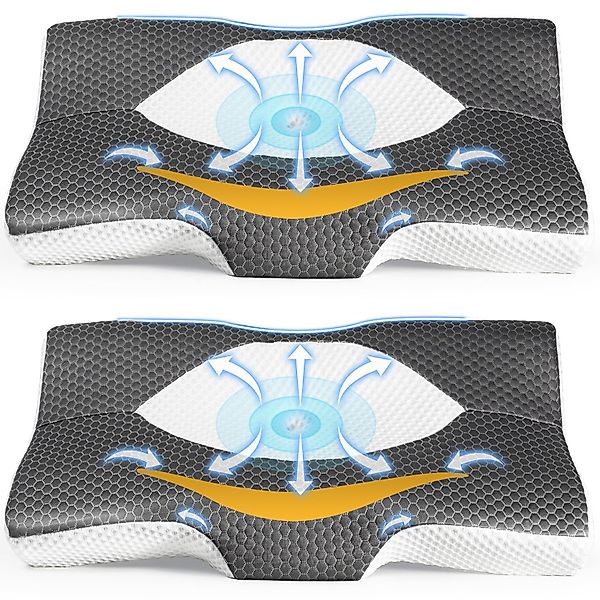 Esun Nackenstützkissen Memory Foam Kissen, Ergonomisches günstig online kaufen