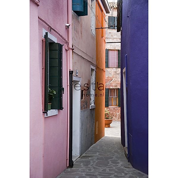 ESTAhome Fototapete Straße Rosa Lila und Orange 186 x 270 cm 156511 günstig online kaufen