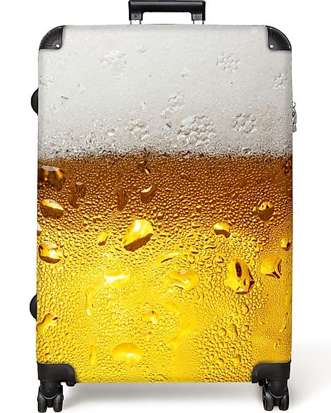 NoBoringSuitcases.com© Hartschalen-Trolley Bier - Druck - günstig online kaufen