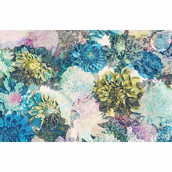 Komar Vliestapete »Digitaldruck Vlies - Frisky Flowers - Größe 400 x 260 cm günstig online kaufen