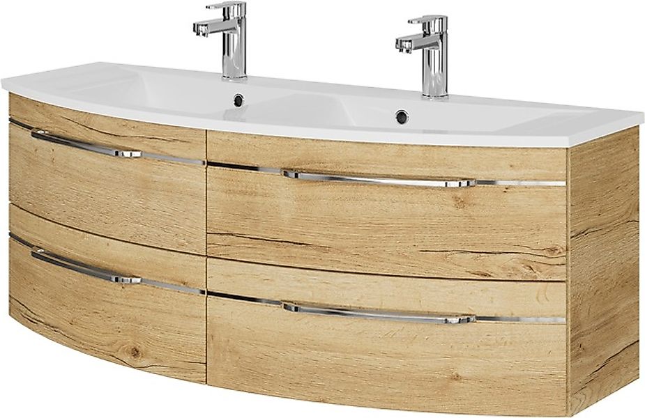 Saphir Waschtisch »Serie 7045 Mineralmarmor-Waschtisch und Unterschrank, 13 günstig online kaufen