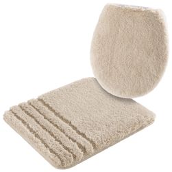 Möve Badematte "Loft, Badvorleger, Badezimmer Teppich" Höhe 30 mm rutschhem günstig online kaufen