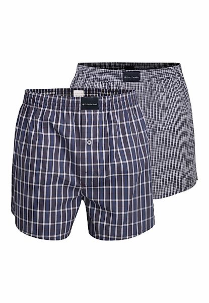 TOM TAILOR Boxershorts "Dakota" 2er Pack, 2 tlg., weich, bequem, basic, loc günstig online kaufen
