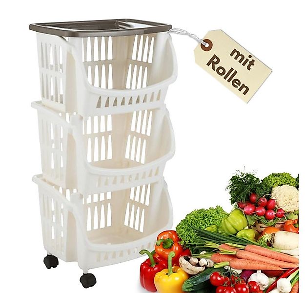 GarPet Küchenwagen Küchenwagen mit Rollen Küchentrolley Küche Rollwagen sch günstig online kaufen
