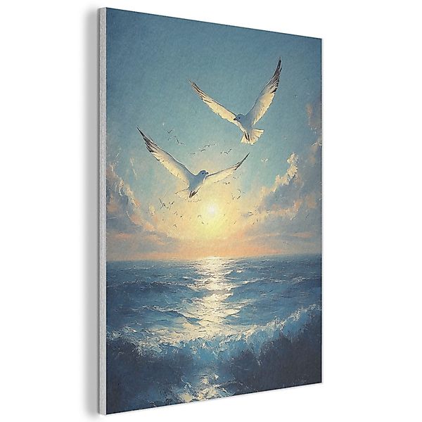 MuchoWow Gemälde Möwen - Meer - günstig online kaufen
