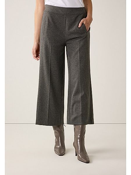 MORE&MORE Culotte verkürzte, weite Schlupfhose, Nadelstreifen günstig online kaufen